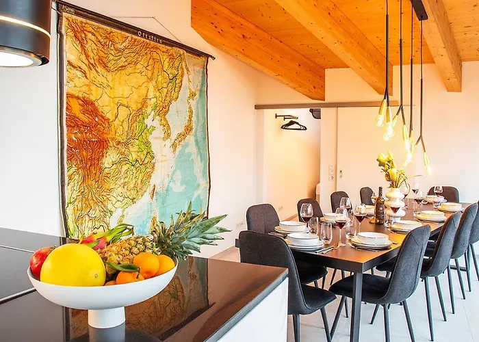 ※luxus Loft Mit Boxspringbetten Und Heimkino ※ Lägenhet